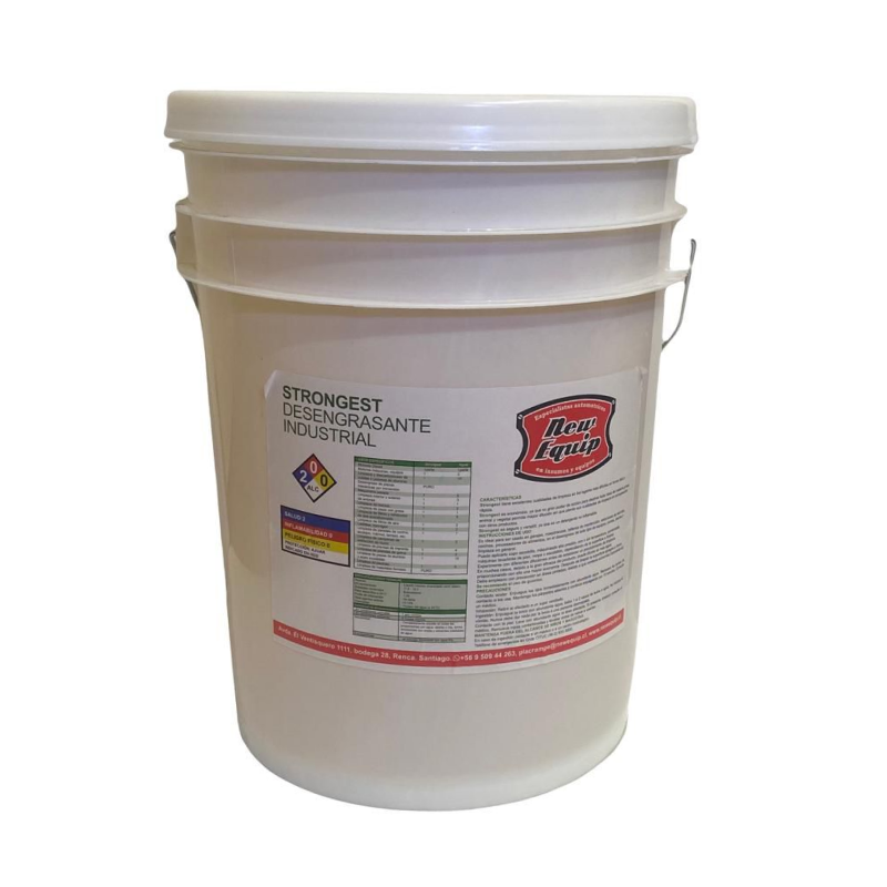 DETERGENTE PARA LAVADO DE MOTORES Y CHASIS STRONGEST 20 KG